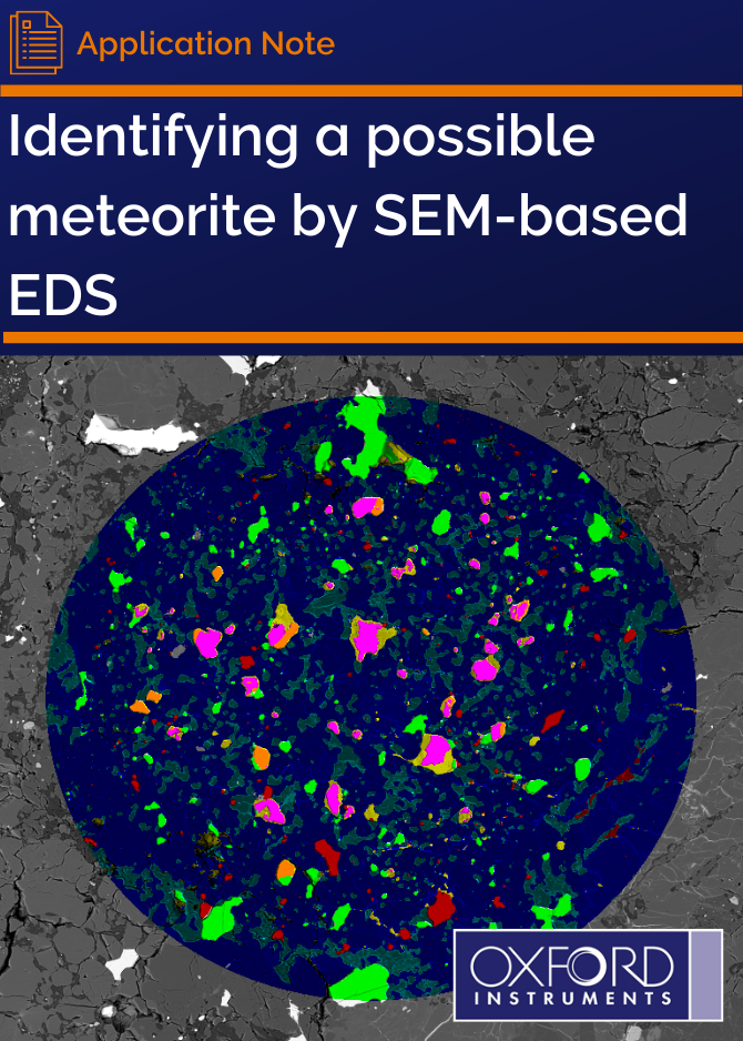 Identifying a possible meteorite by SEM-based EDS