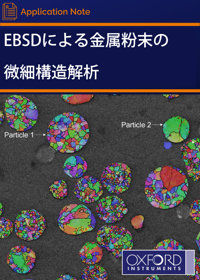 EBSDによる金属粉末の微細構造解析 - Nanoanalysis