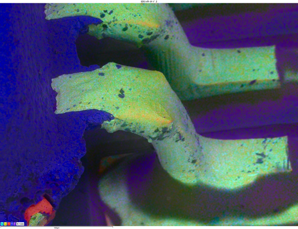 Unity によるBEXイメージング：ICチップ　はんだ表面