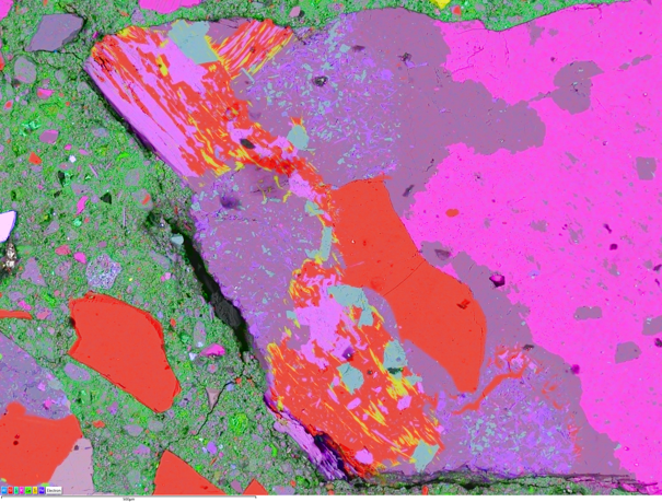 Unity によるBEXイメージング：コンクリート　構造観察