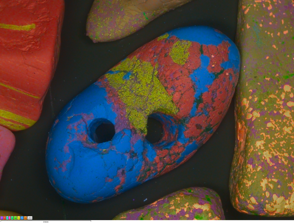 Unity によるBEXイメージング：ターコイズなど　低倍率にて、高解像度/高品質イメージの収集