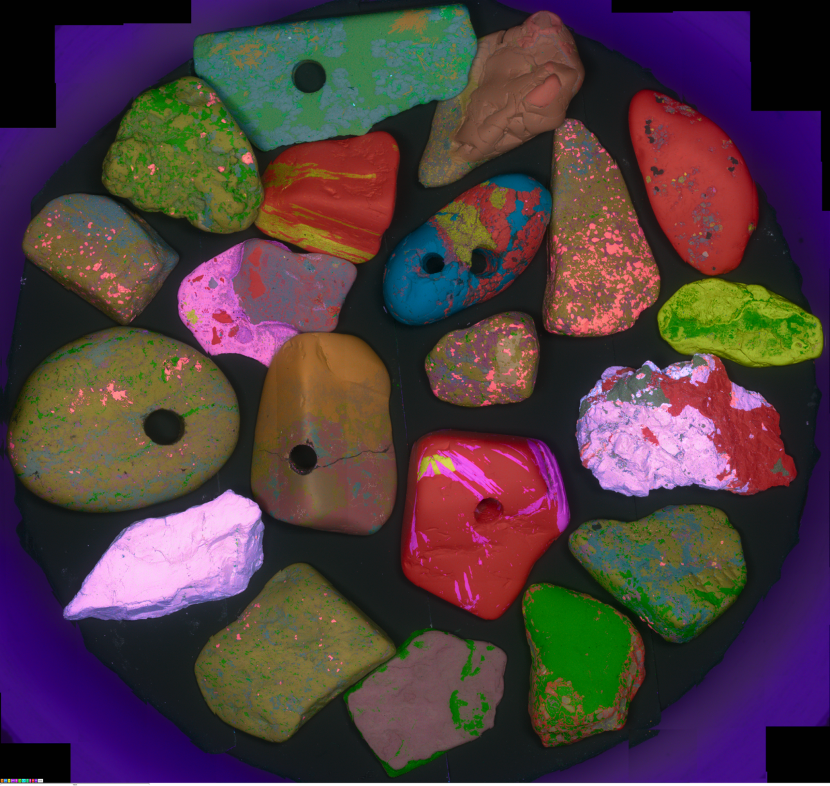 Unity によるBEXイメージング：天然石