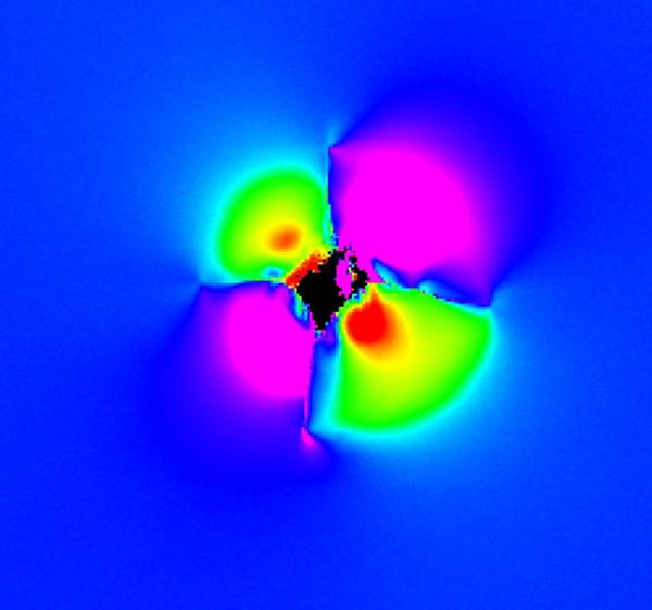 The enhanced precision of MapSweeper orientation refinement pattern matching used to calculate and map Strain of a single crystal Silicon indent